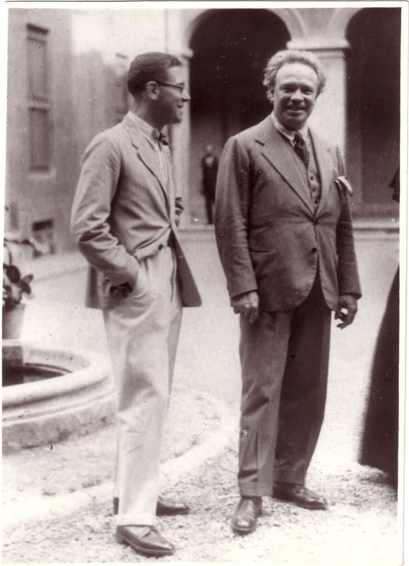 Ferenc Farkas and Ottorino Respighi at the Accademia Santa Cecilia in Rome (1929)
